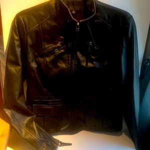 Beautiful black leather jacket